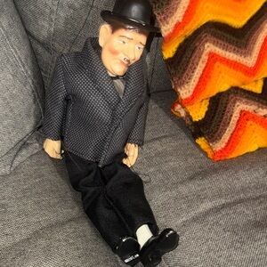 Vintage Oliver Hardy Marionette Puppet - Classic Comedy Collectible